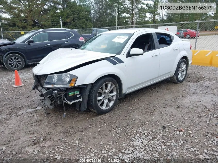 2014 Dodge Avenger R/T VIN: 1C3CDZBG3EN166379 Lot: 40755410