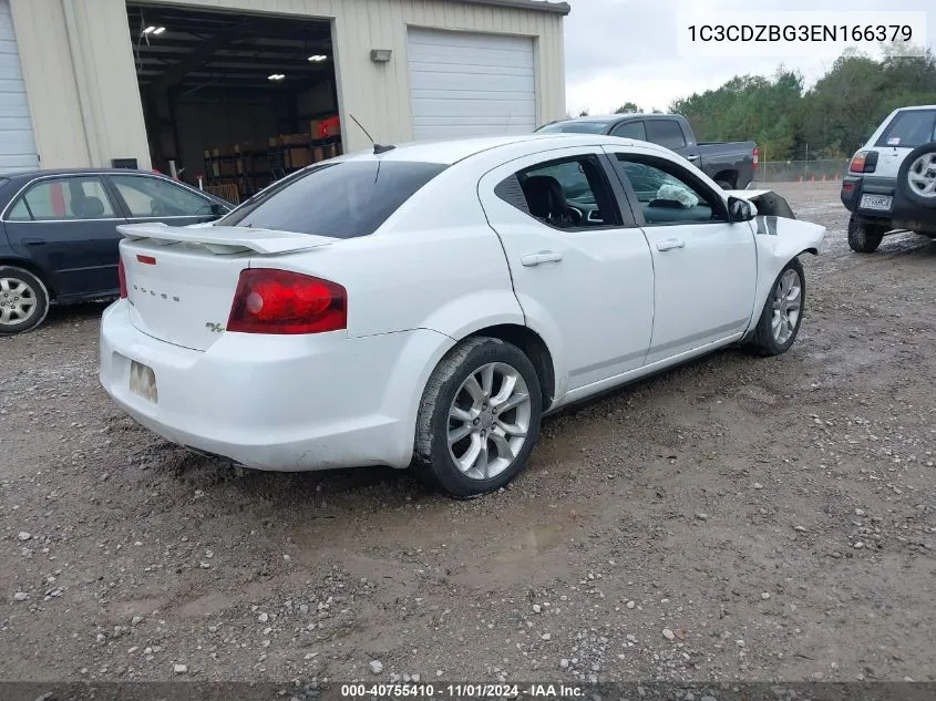 2014 Dodge Avenger R/T VIN: 1C3CDZBG3EN166379 Lot: 40755410