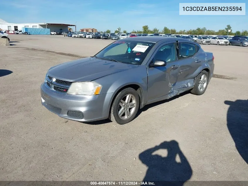 2014 Dodge Avenger Se VIN: 1C3CDZAB5EN235594 Lot: 40847574