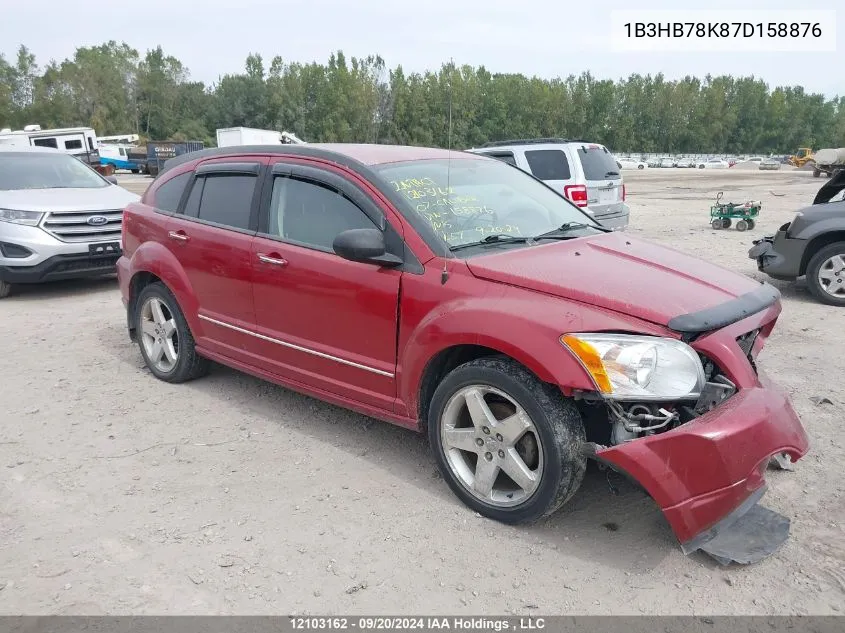 2007 Dodge Caliber VIN: 1B3HB78K87D158876 Lot: 12103162