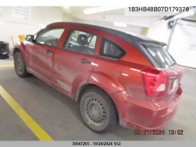 1B3HB48B07D179378 2007 Dodge Caliber Sxt