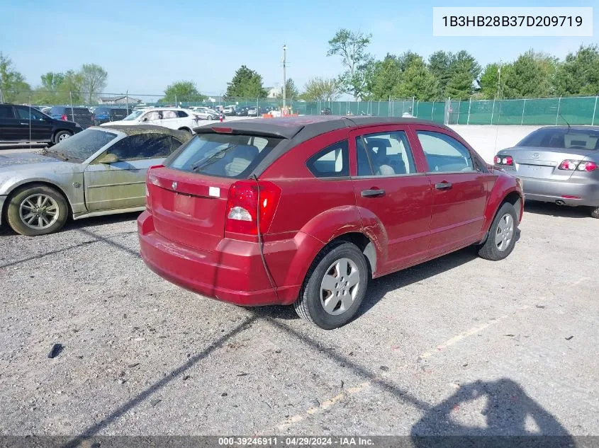 1B3HB28B37D209719 2007 Dodge Caliber