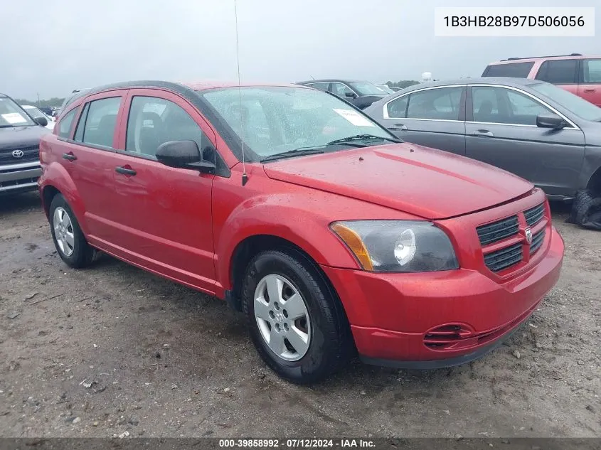 2007 Dodge Caliber VIN: 1B3HB28B97D506056 Lot: 39858992