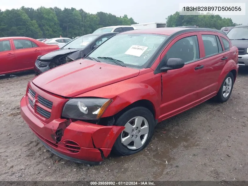 2007 Dodge Caliber VIN: 1B3HB28B97D506056 Lot: 39858992