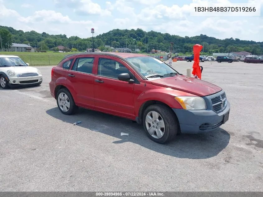 2007 Dodge Caliber Sxt VIN: 1B3HB48B37D519266 Lot: 39894985