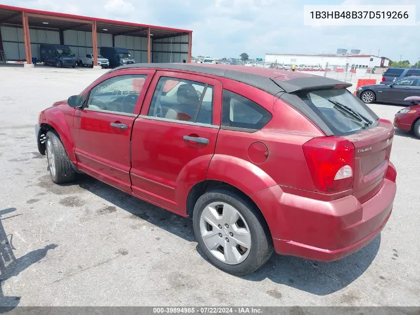 2007 Dodge Caliber Sxt VIN: 1B3HB48B37D519266 Lot: 39894985