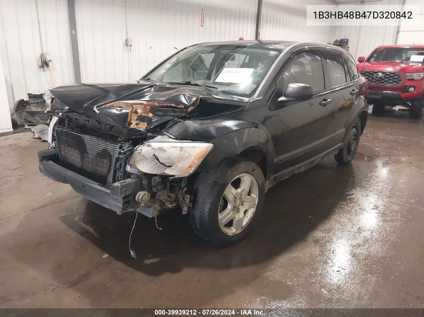 1B3HB48B47D320842 2007 Dodge Caliber Sxt