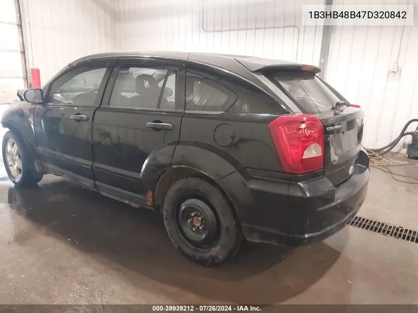 1B3HB48B47D320842 2007 Dodge Caliber Sxt