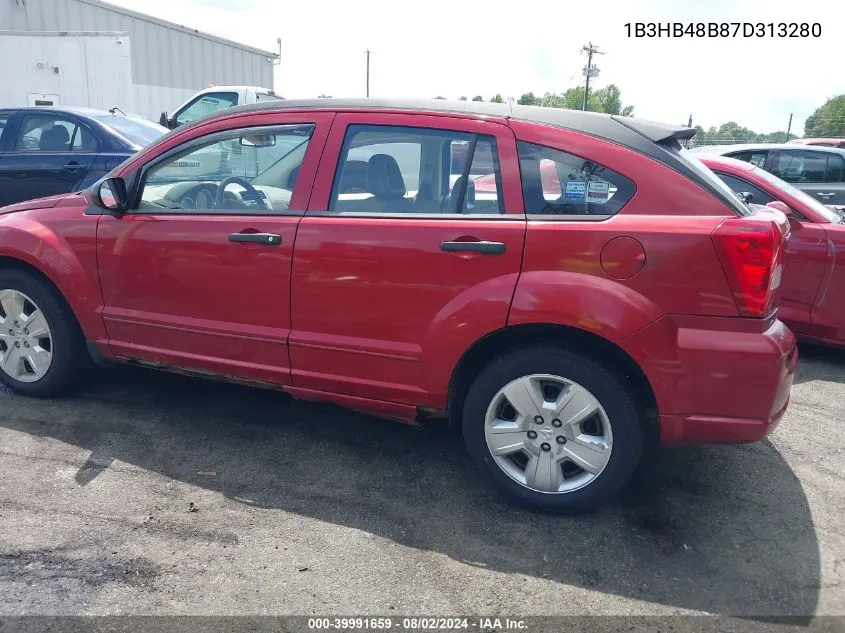 1B3HB48B87D313280 2007 Dodge Caliber Sxt