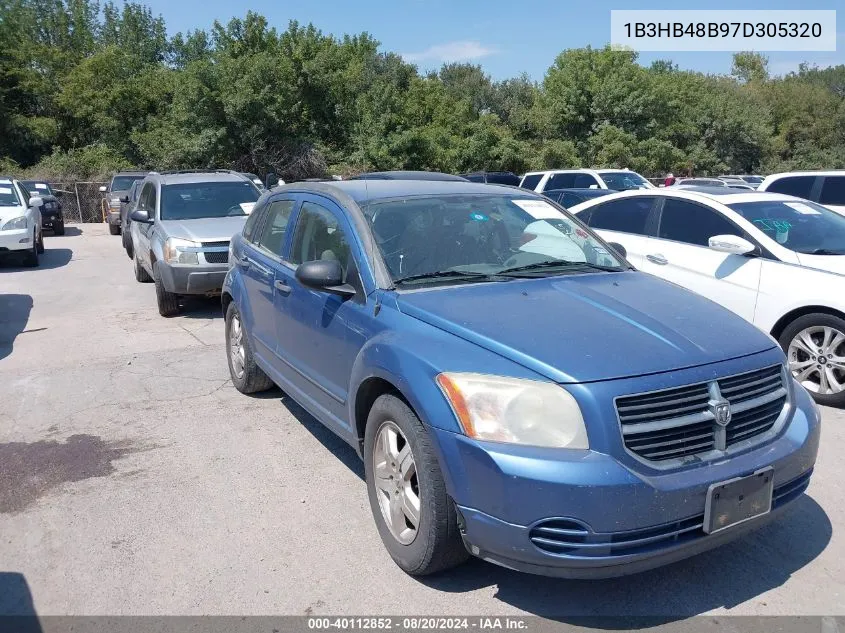 2007 Dodge Caliber Sxt VIN: 1B3HB48B97D305320 Lot: 40112852