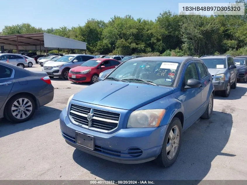 2007 Dodge Caliber Sxt VIN: 1B3HB48B97D305320 Lot: 40112852