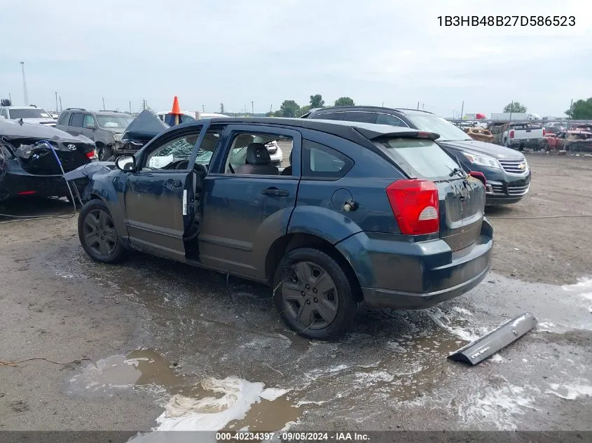 1B3HB48B27D586523 2007 Dodge Caliber Sxt