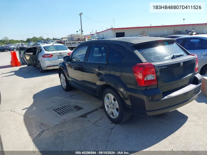 1B3HB48B07D411526 2007 Dodge Caliber Sxt