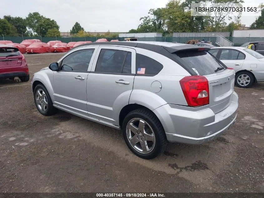 1B3HB78K97D331563 2007 Dodge Caliber R/T