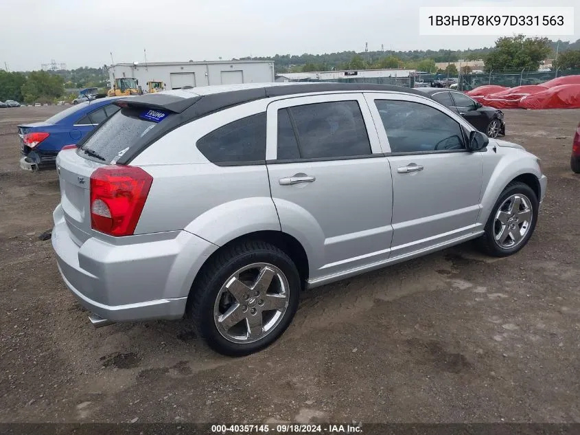 1B3HB78K97D331563 2007 Dodge Caliber R/T