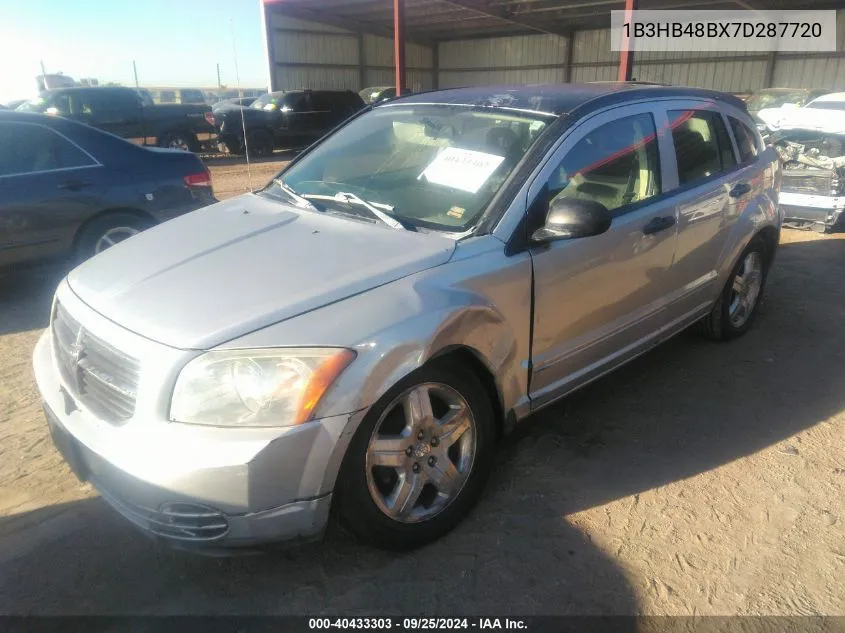 2007 Dodge Caliber Sxt VIN: 1B3HB48BX7D287720 Lot: 40433303