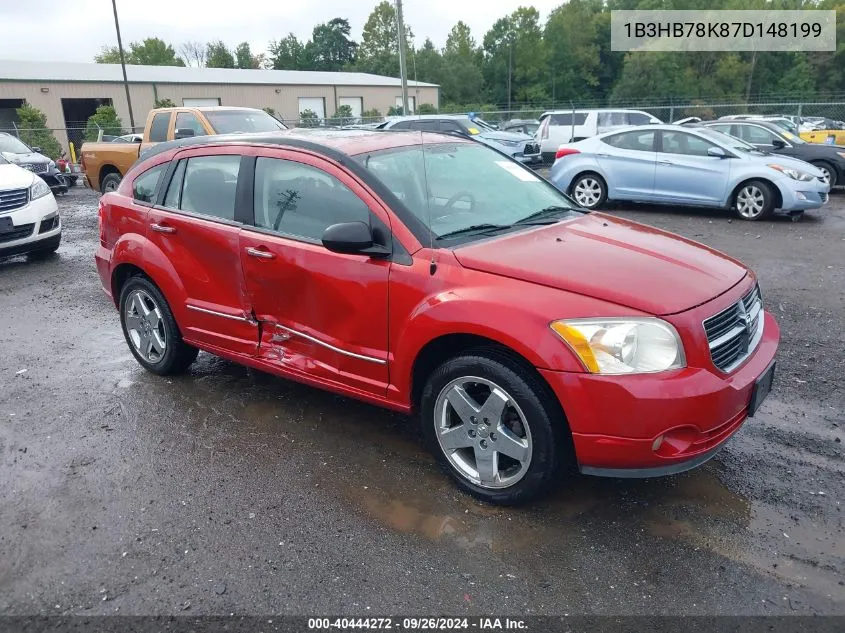 2007 Dodge Caliber R/T VIN: 1B3HB78K87D148199 Lot: 40444272