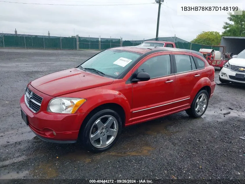 2007 Dodge Caliber R/T VIN: 1B3HB78K87D148199 Lot: 40444272