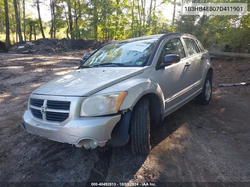 2007 Dodge Caliber Sxt VIN: 1B3HB48B07D411901 Lot: 40492813