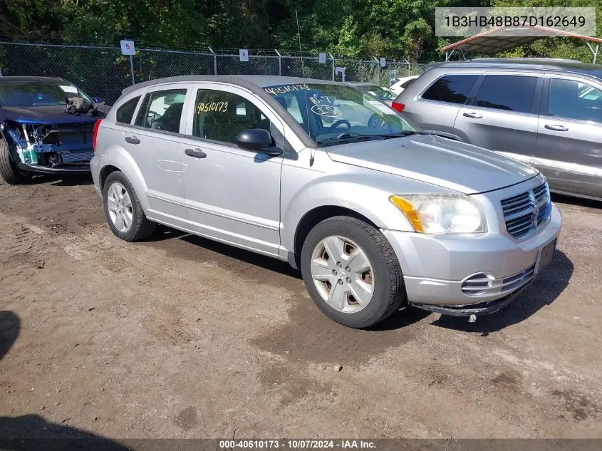 1B3HB48B87D162649 2007 Dodge Caliber Sxt