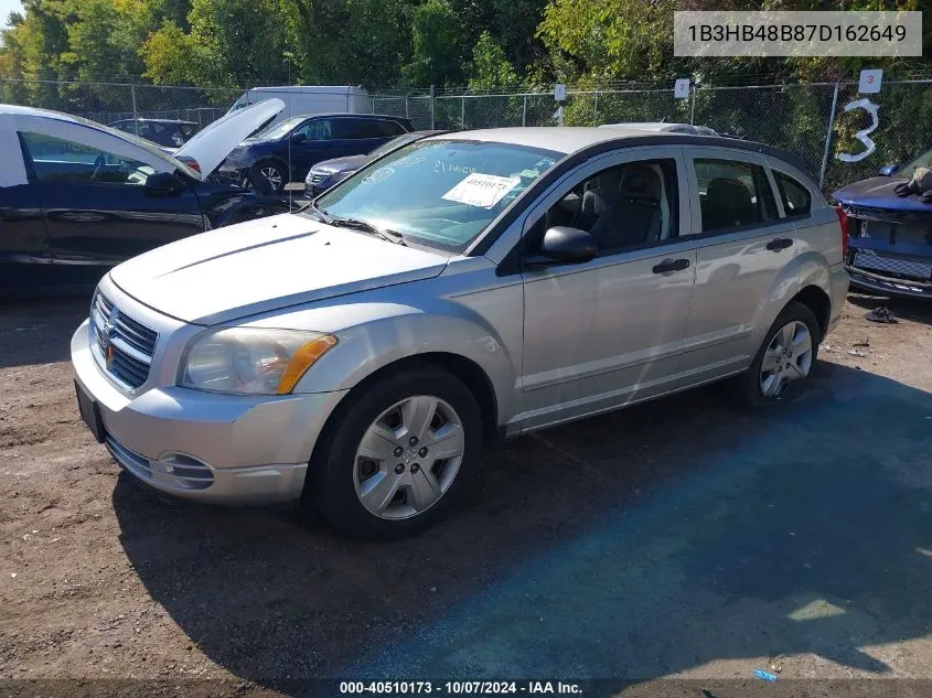 1B3HB48B87D162649 2007 Dodge Caliber Sxt