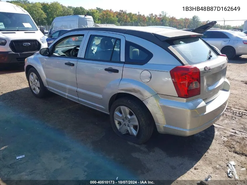 1B3HB48B87D162649 2007 Dodge Caliber Sxt