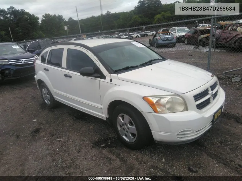 2007 Dodge Caliber VIN: 1B3HB28B47D268634 Lot: 40511145