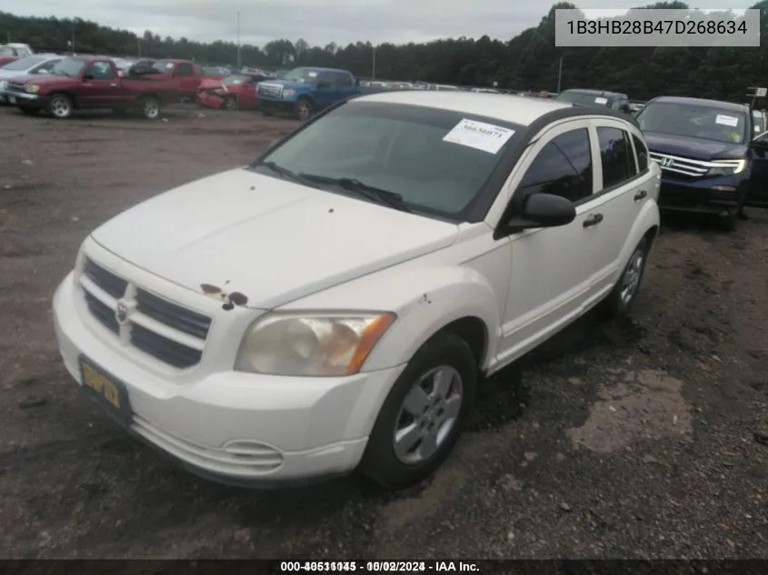 2007 Dodge Caliber VIN: 1B3HB28B47D268634 Lot: 40511145