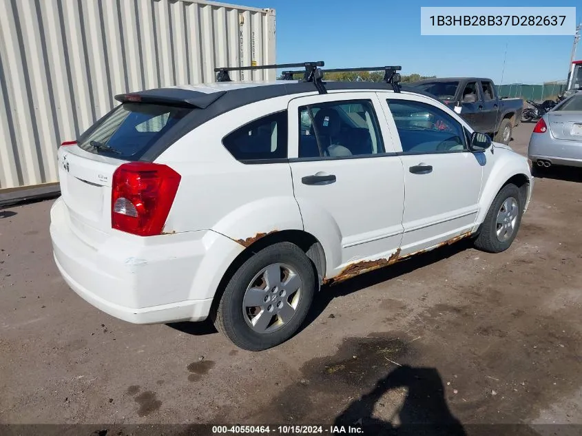 2007 Dodge Caliber VIN: 1B3HB28B37D282637 Lot: 40550464