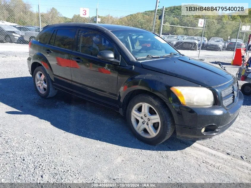 2007 Dodge Caliber Sxt VIN: 1B3HB48B479540028 Lot: 40568657