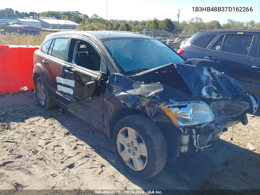 2007 Dodge Caliber Sxt VIN: 1B3HB48B37D162266 Lot: 40633775