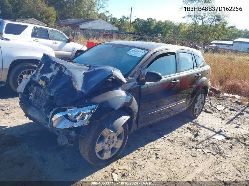 2007 Dodge Caliber Sxt VIN: 1B3HB48B37D162266 Lot: 40633775