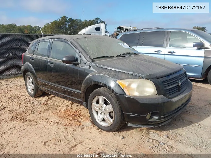 2007 Dodge Caliber Sxt VIN: 1B3HB48B47D172157 Lot: 40662119