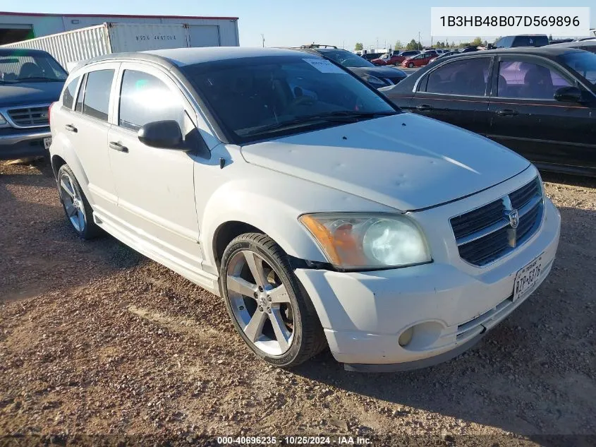 2007 Dodge Caliber Sxt VIN: 1B3HB48B07D569896 Lot: 40696235