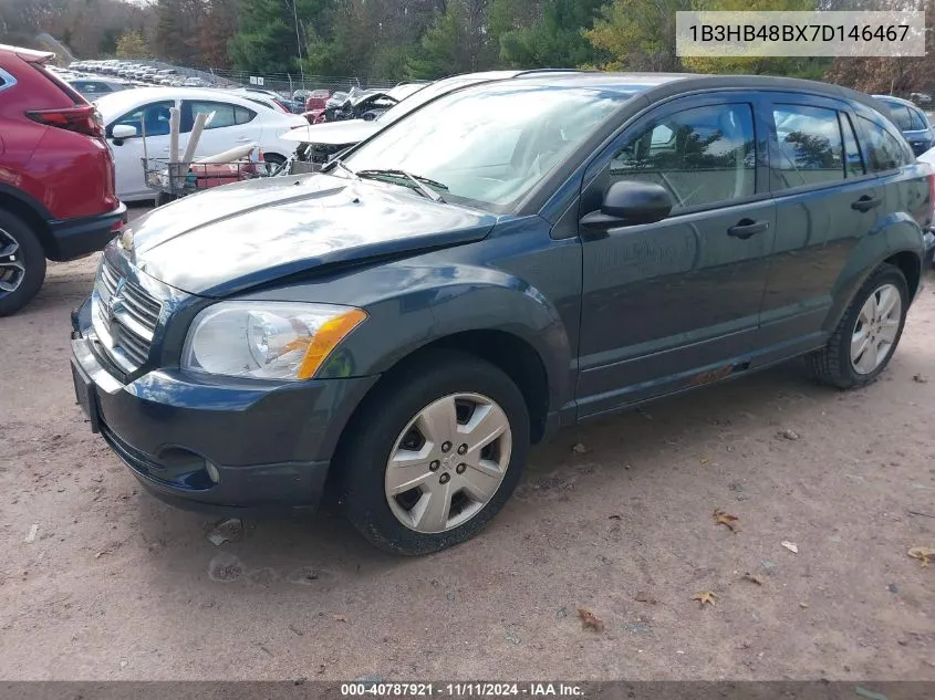 2007 Dodge Caliber Sxt VIN: 1B3HB48BX7D146467 Lot: 40787921