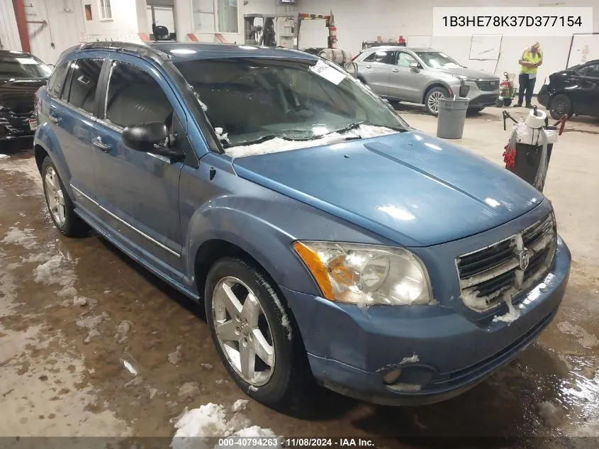 2007 Dodge Caliber R/T VIN: 1B3HE78K37D377154 Lot: 40794263