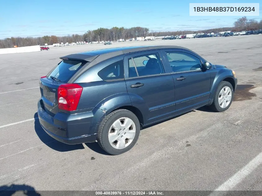 2007 Dodge Caliber Sxt VIN: 1B3HB48B37D169234 Lot: 40839976