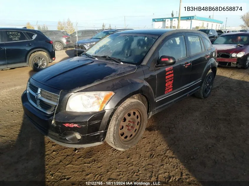 2008 Dodge Caliber Sxt VIN: 1B3HB48B68D658874 Lot: 12122765