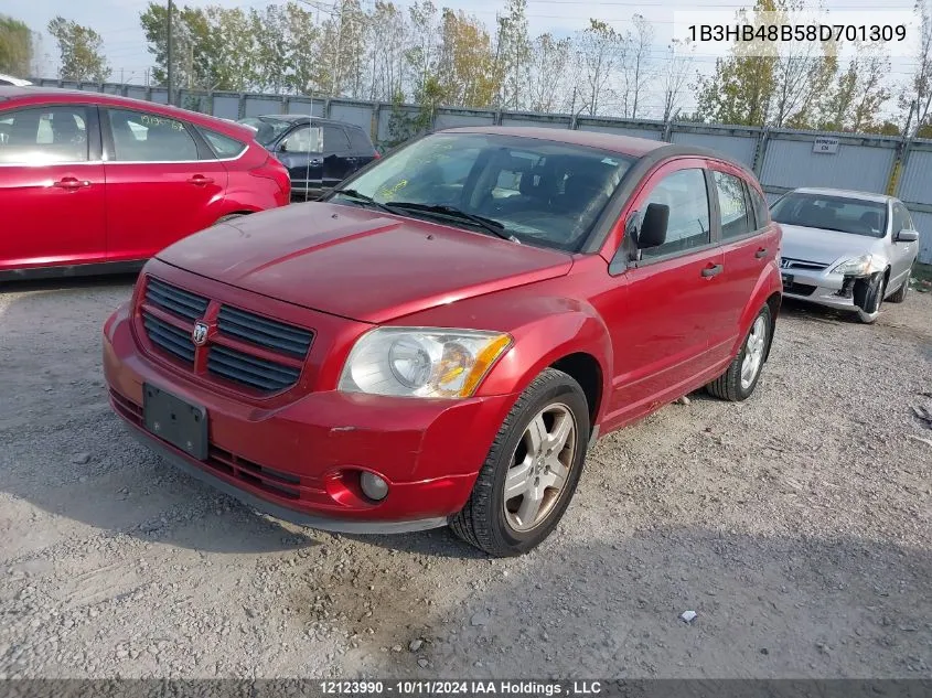 1B3HB48B58D701309 2008 Dodge Caliber Sxt