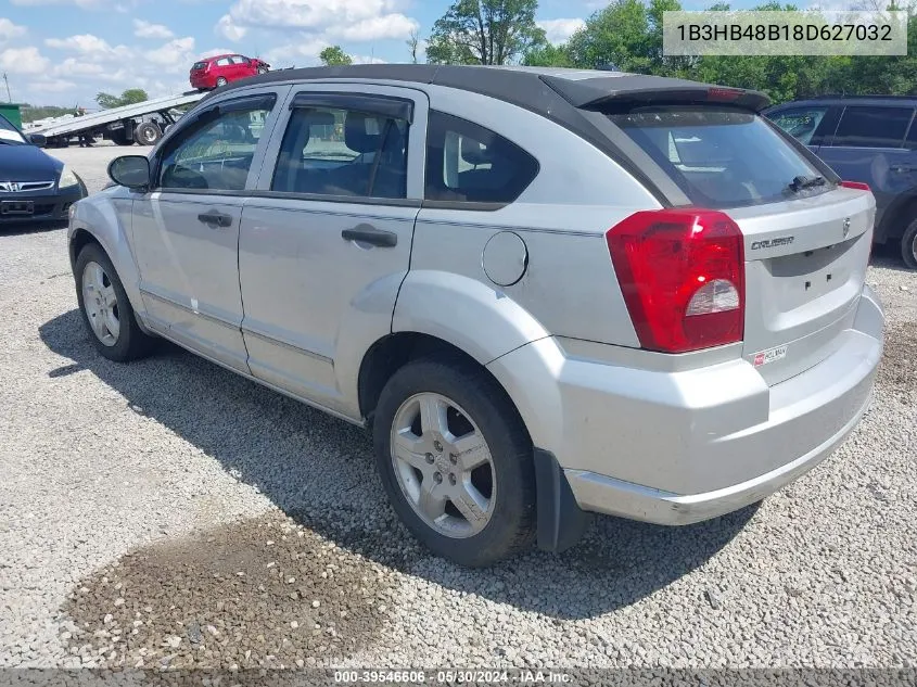 2008 Dodge Caliber Sxt VIN: 1B3HB48B18D627032 Lot: 39546606