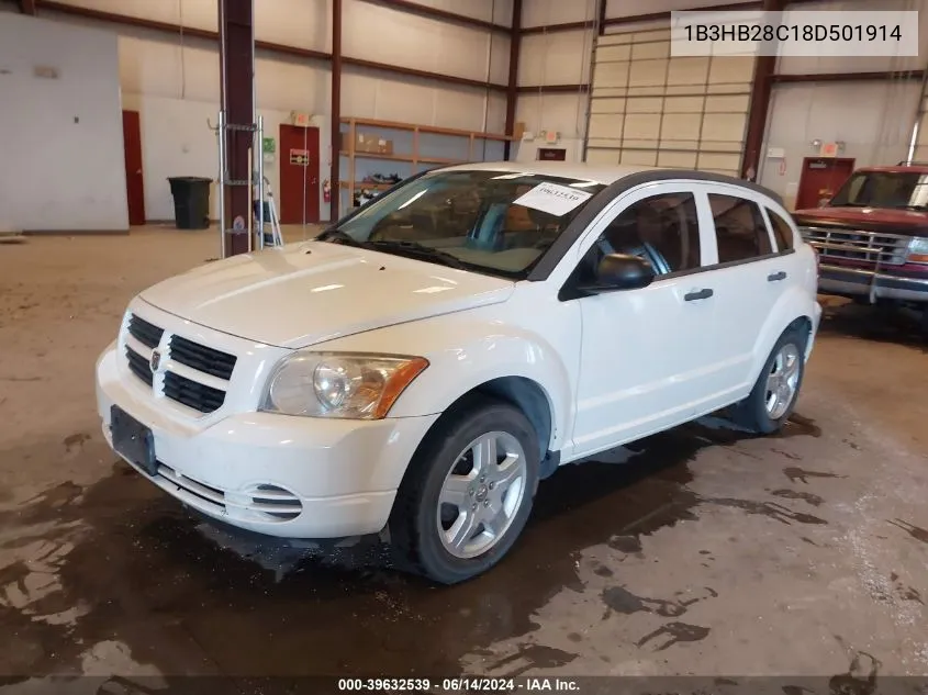 1B3HB28C18D501914 2008 Dodge Caliber Se