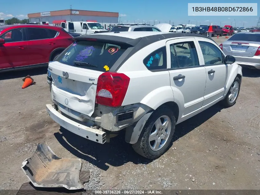 1B3HB48B08D672866 2008 Dodge Caliber Sxt