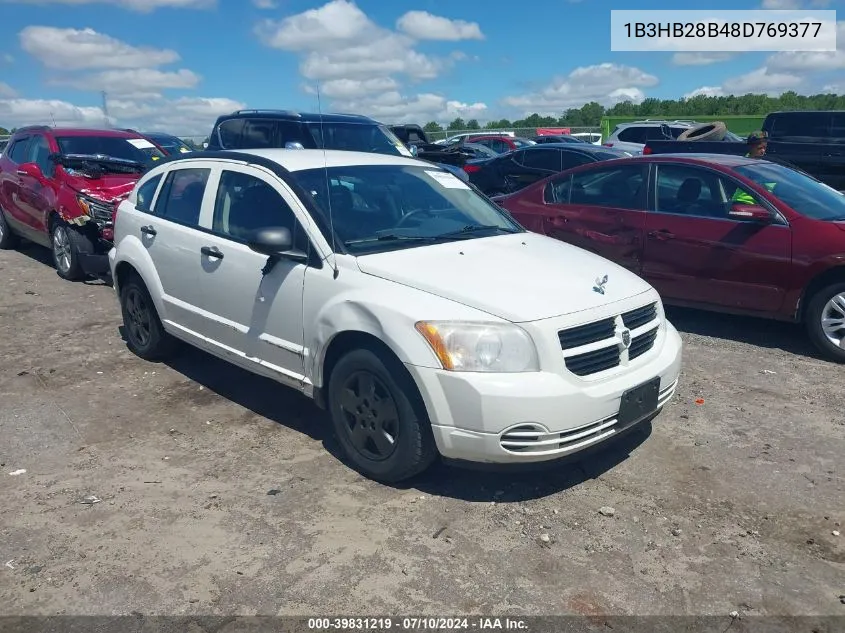 1B3HB28B48D769377 2008 Dodge Caliber Se