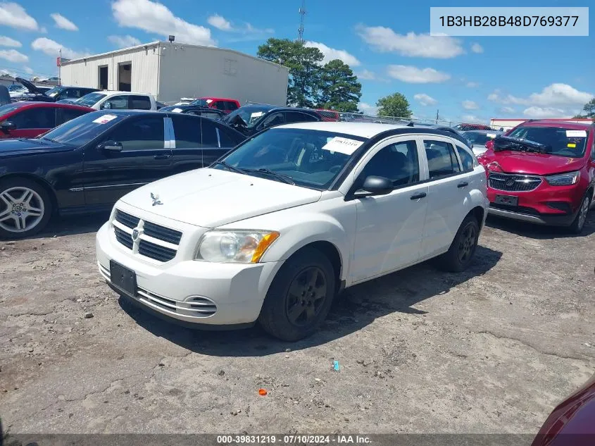 1B3HB28B48D769377 2008 Dodge Caliber Se