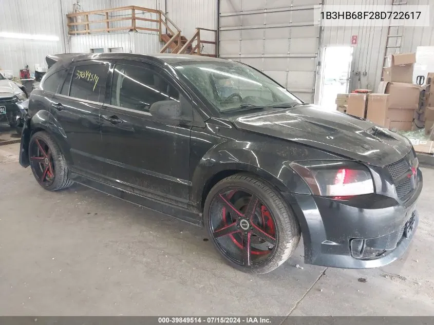 2008 Dodge Caliber Srt4 VIN: 1B3HB68F28D722617 Lot: 39849514