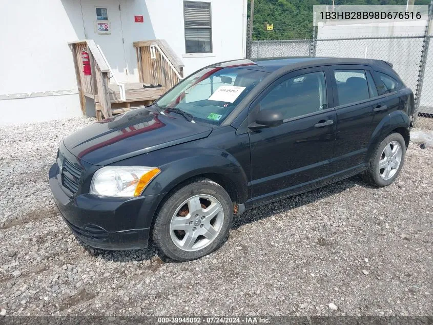 2008 Dodge Caliber Se VIN: 1B3HB28B98D676516 Lot: 39945092