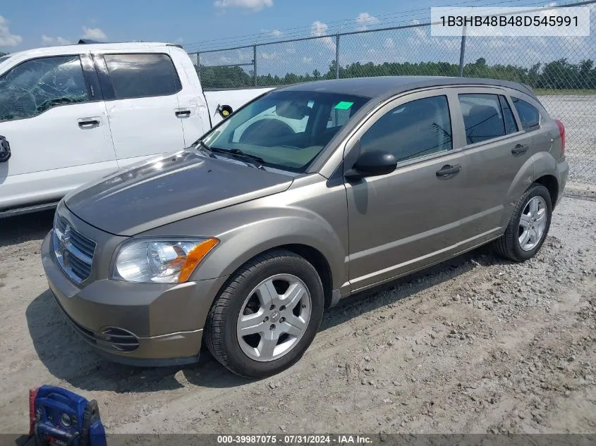 1B3HB48B48D545991 2008 Dodge Caliber Sxt