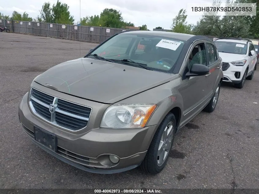 1B3HB78K98D540853 2008 Dodge Caliber R/T