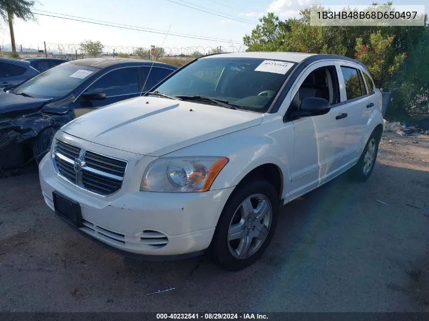 1B3HB48B68D650497 2008 Dodge Caliber Sxt