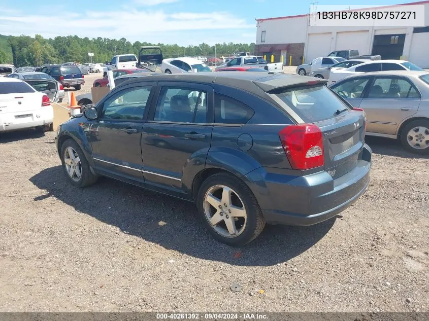 2008 Dodge Caliber R/T VIN: 1B3HB78K98D757271 Lot: 40261392